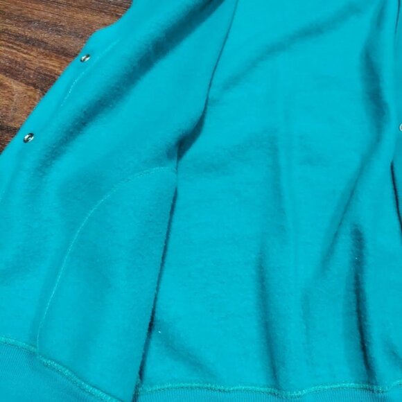 Palmettos 80's Button-Front Relaxed Cozy Vest Jacket Blue Women's Size Medium - Picture 5 of 9